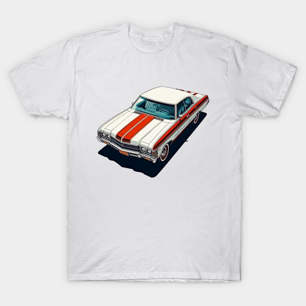 70s Chevrolet Impala T-Shirt by VintageCarsShop